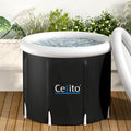 Weisshorn Ice Bath Tub 70x80cm Inflatable Folding Spa Massage
