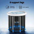 Weisshorn Portable Ice Bath Tub 80x80cm Inflatable Spa Massage