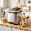 Devanti Ice Cream Maker 2L Gelato Sorbet Machine Silver
