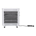 Devanti 2200W Infrared Radiant Heater Portable Electric Space White