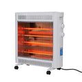Devanti 2200W Infrared Radiant Heater Portable Electric Space White