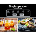 Devanti Portable Ice Cube Maker 2L Black Benchtop Home Bar Machine