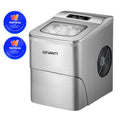 Devanti Portable Ice Cube Maker Silver 2L Home