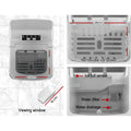 Devanti Portable Ice Cube Maker Silver 2L Home