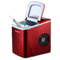 Devanti Portable Ice Cube Maker 2L Red Benchtop Home Bar