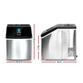Devanti Ice Maker Machine 18kg Stainless Steel Portable