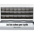 Devanti Ice Maker Machine 18kg Stainless Steel Portable
