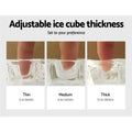 Devanti Ice Maker Machine 18kg Stainless Steel Portable