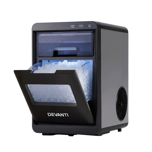 Devanti Ice Maker 20kg Nugget Ice Countertop Self Cleaning