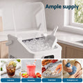 Devanti Ice Maker 11-12kg Portable Bullet Cube Machine White