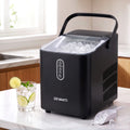 Devanti Ice Maker Portable Ice Machine Countertop Bullet Cube 12KG Black