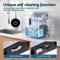 Devanti Ice Maker Portable Ice Machine Countertop Bullet Cube 12KG Black