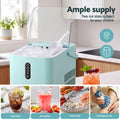 Devanti 12KG Ice Maker Machine Bullet Ice Cube Portable Green