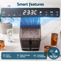 Devanti Ice Maker 23kg Portable Basket Square Cube Machine Black