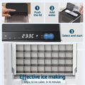 Devanti Ice Maker 23kg Portable Basket Square Cube Machine Black
