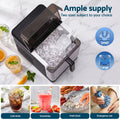 Devanti Ice Maker 23kg Portable Basket Square Cube Machine Black