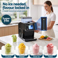 Devanti 20kg/24hr Ice Maker Snowflake Bingsu Shaved Ice Slushie Maker Black
