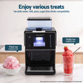 Devanti 20kg/24hr Ice Maker Snowflake Bingsu Shaved Ice Slushie Maker Black