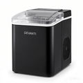 Devanti Ice Maker Machine 12kg Portable Countertop Self Cleaning Black
