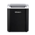Devanti Ice Maker Machine 12kg Portable Countertop Self Cleaning Black