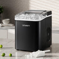 Devanti Ice Maker Machine 12kg Portable Countertop Self Cleaning Black