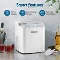 Devanti Ice Maker 12kg Portable Countertop Self Cleaning 1.2L White