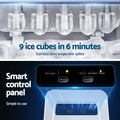 Devanti Ice Maker 12kg Portable Countertop Self Cleaning 1.2L White