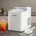 Devanti Ice Maker 12kg Portable Countertop Self Cleaning 1.2L White