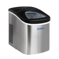 Devanti 2.4L Portable Ice Cube Maker Stainless Steel
