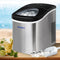 Devanti 2.4L Portable Ice Cube Maker Stainless Steel