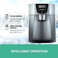 Devanti 2L Portable Ice Maker Water Dispenser Silver