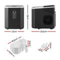 Devanti 12kg Ice Maker Machine 1.3L w/Scoop Holder Black