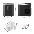 Devanti 12kg Ice Maker Machine 1.3L Black w/Scoop