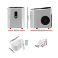 Devanti 12kg Ice Maker Machine w/Scoop Holder Silver
