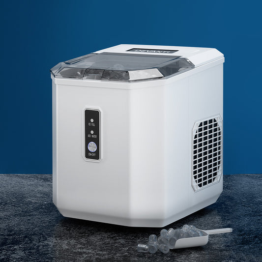 Devanti 12kg Ice Maker Machine Portable Countertop 2L Black