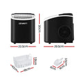 Devanti Portable Ice Maker 12kg Black Countertop Bar Machine
