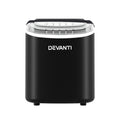 Devanti Portable Ice Maker 12kg Black Countertop Bar Machine