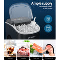 Devanti Portable Ice Maker 12kg Black Countertop Bar Machine