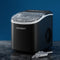 Devanti Portable Ice Maker 12kg Black Countertop Bar Machine