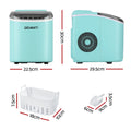 Devanti 12kg Ice Maker Machine Self Cleaning Green