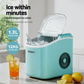 Devanti 12kg Ice Maker Machine Self Cleaning Green