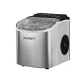 Devanti 12kg Ice Maker Machine Self Cleaning Silver