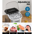Devanti 12kg Ice Maker Machine Self Cleaning Silver
