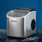 Devanti 12kg Ice Maker Machine Self Cleaning Silver