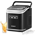 Devanti Ice Maker 12kg Portable Countertop Self Cleaning Black 1.3L