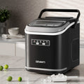 Devanti Ice Maker 12kg Portable Countertop Self Cleaning Black 1.3L