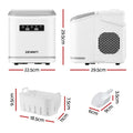 Devanti Ice Maker Machine Portable 12kg Self Cleaning 1.3L White