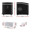Devanti 15kg Ice Maker Machine Black