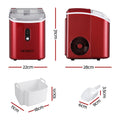 Devanti Ice Maker Machine 15kg Nugget Chewable Ice Cube