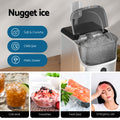 Devanti Ice Maker Machine 15kg Nugget Ice Cube Portable